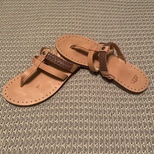 Ugh sandals//Gently used